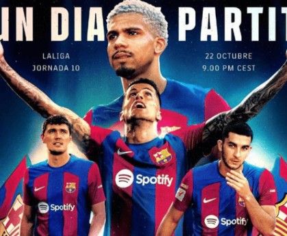 西甲第10轮，巴塞罗那主场对阵毕尔巴鄂