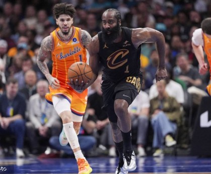 米切尔32分阿伦26+14哈登18+8 骑士擒黄蜂7连胜